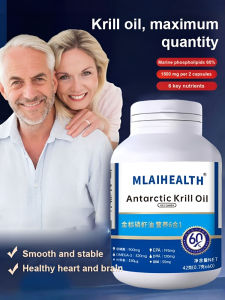 🌟Antarctic Krill Oil Capsules: Enhanced Absorption Boosts Memory Brain & Heart Health Immune Support Antioxidant-Rich