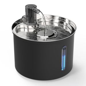 NEXASHOP 3L Pet Water Fountain Large Capacity Stainless Cat Feeder  Automatic Water Dispenser For Dog Cat