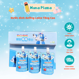 Nước Dinh Dưỡng Lotte Tăng Cao Cung Cấp Canxi - Vitamin Giúp Xương Chắc Khỏe Hỗ Trợ Phát Triển Chiều Cao Cho Bé