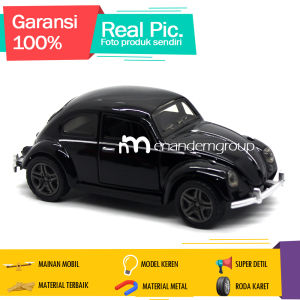 Diecast Miniatur Mobil Klasik Metal Kodok Combi Pullback Besi Buka Pintu