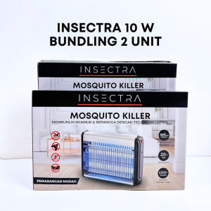 INSECTRA 10 WATT ALAT PERANGKAP NYAMUK UNGGULAN BEBAS NYAMUK / INSECTRA MOSQUITO KILLER 10 WATT