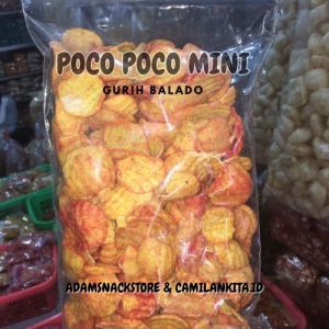 SNACK KERIPIK POCO POCO MINI 200GR BALADO GURIH