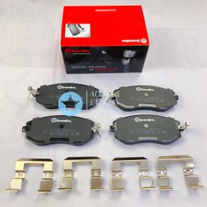TOYOTA GT86 SUBARU BRZ FRONT (DEPAN) & REAR (BELAKANG) BREMBO BRAKE PAD 100% ORIGINAL AUTHENTIC PRODUCT (PRICE FOR 4 PCS)