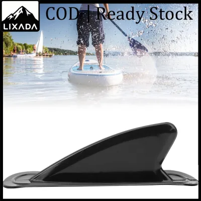 LIXADA Paddleboard Fin Durable Easy To Install Longboard Surfboard Fin Lightweight PVC Material for Surf for Inflatable Surfboard