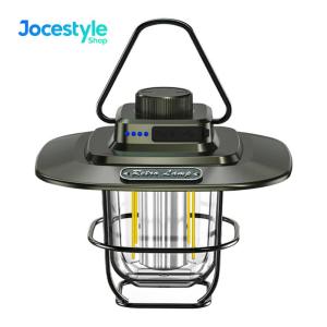LED Decorative Hanging Lights Type-c Charging Retro with Hook for Outdoor Travel