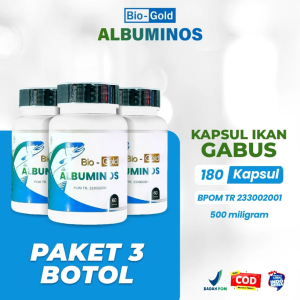 BUNDLE 3 Albuminos Ektrak Ikan Gabus Channa Striata Bantu Penyembuhan Luka Pasca Operasi