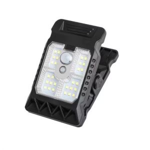 Solar Clip Light LED Solar Clip Camping Light Outdoor Waterproof Solar Garden Light Motion Sensor Light