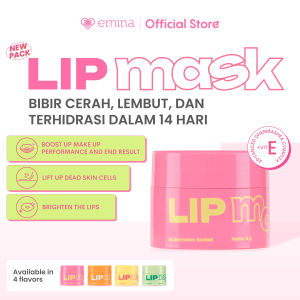 Emina Lip Mask 9gr - Masker Bibir Mencerahkan Menghaluskan dan Melembabkan emina