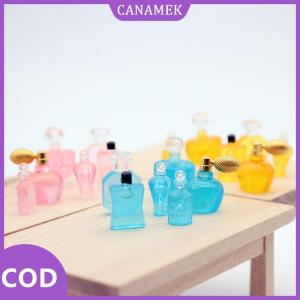 CANAMEK✨ Dễ thương mô phỏng Nước hoa sáu mảnh đặt Dollhouse Đồ chơi mô hình thu nhỏ đồ trang trí nội thất DIY Nhựa Phụ kiện trẻ em chơi nhà đồ chơi
