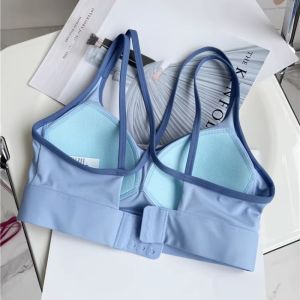 Áo Bra mút đúc 036 chống sốc Áo tập yoga gym chạy bộ vải lulu chéo