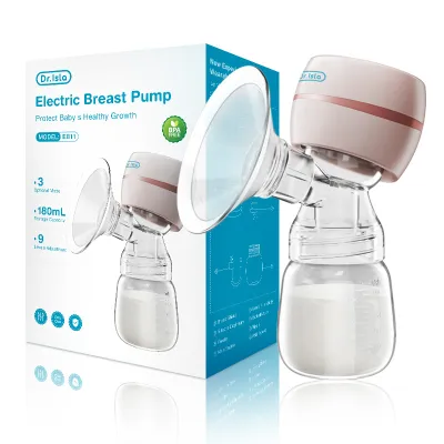 Dr.isla EB23 Pompa ASI Elektrik Portable 4 Modes & 15 Gears 1500mAh Lampu malam Tanpa Kabel otomatis Portabel pompa asi Hisap Kuat breast pump No noise Alat pumping asi elektrik/pampingan asi elektrik/pompa asi elektrik otomatis