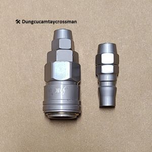 Đầu nối hơi nhanh khí nén đầu nối hơi tự động ống 8mm và 10mm