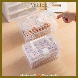 [Valitoo] Hộp đựng khẩu trang có tay cầm Hộp đựng đồ lặt vặt chống bụi kín công suất lớn chống nước chống bụi gia dụng hộp đựng