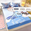 Dansunreve Elsa Fitted Sheet Disney/Marvel Series Snow White Bedsheet Single/Queen/King Cartoon Mattress Protector. 