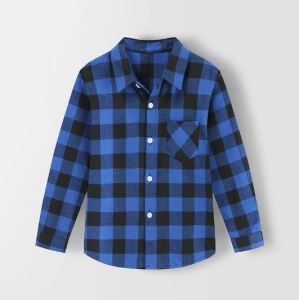 PROMO Kemeja Anak Lengan Panjang Kotak Kotak Flanel Casual Distro Slimfit ML XL Premium Best Seller