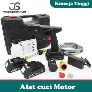 JS Alat Cuci Motor Mobil Jet Cleaner mesin mini portable semprotan cuci motor mobil