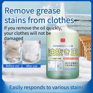 Oil Stain Remover For Clothes Powerful Degreaser Eliminates Tough Grease Stains Food Spots Oil Stain Remover Grease Fighter Clothes Degreaser