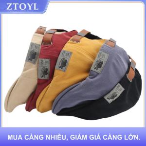 【ZTOYL】 2025 Người Đàn Ông Mới Của Cổ Điển Linen Thời Trang Hip Hop Rắn Beret Bên Nhãn Hiệu Của Phụ Nữ Hat Cổ Điển Beanie Đám Đông Phong Cách Mặt Trời Beret