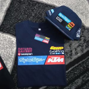 Kaos DS-DTF TRO Gratis Topi Snapback/ Kaos Troyleedesign/ Kaos KTM Racing/ 81/ 106/ Beli Kaos Gratis Topi