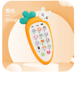 【Ready Stock】Enlightenment early education multi-function phone light music story machine baby childrens toys smart cartoon phone toys smart education