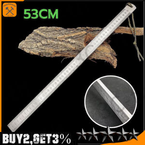 ไม้บรรทัดสแตนเลส ขนาด53cm ไม้บรรทัดเหล็ก (หนา) ไม้บรรทัด ไม้บรรทัดฟุตเหล็ก อุปกรณ์การเรียนการสอน เครื่องมือวัดขนาด การวาดภาพ คุณภาพดี Metal Ruler Steel Ruler