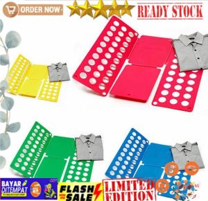 ARAFURA - Lazy Magical Folding Children Clothes Board Alat Pelipat Baju Anak - 002 - Multi-Color