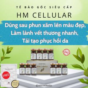 Tế bào gốc HM Cellular (10 lọ) Tăng độ đàn hồi cho da nâng cơ và giảm vết nhăn - Làm đầy sẹo lõm da mịn màng
