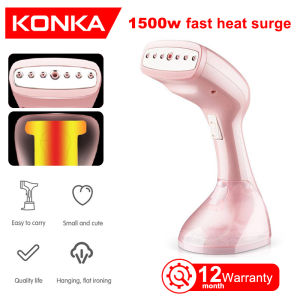 KONKA Steamer Iron 1500W Powerful Garment Steamer Portable 15 Seconds Fast-Heat Steam Iron Ironing Machine for Home Travel