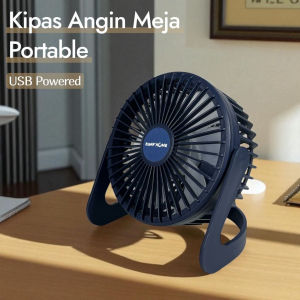 PROMO Kipas Angin Meja Portable Table Fan USB Powered 2.5W - HARKO
