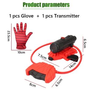 Sarung Tangan Spiderman Launcher Mainan Anak Pistol Air Glove Super Hero