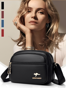 ✨Multi-Layer One-Shoulder Messenger Bag New Style Campus Sports Style All-Match Commuting One-Shoulder Messenger Bag Casual Dumpling Bag多层单肩斜挎包