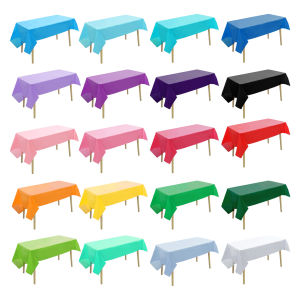 Disposable Table Cloth for Birthday Celebration Party Wedding Event Decoration Plastic/Foil Table Cloth
