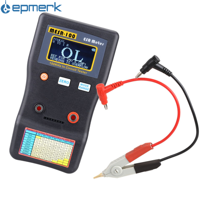 Lepmerk MESR-100 ESR Capacitor Tester Ohm Meter Professional Measuring ...