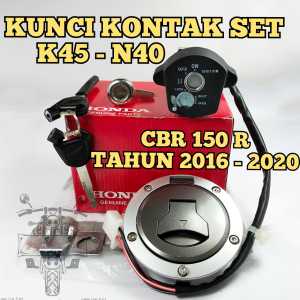 KUNCI KONTAK HONDA KUALITAS ORIGINAL CB 150 R NEW CBR CB150R + TUTUP TANGKI + JOK BLKG ASSY / KEY SET 35010-K45-N40