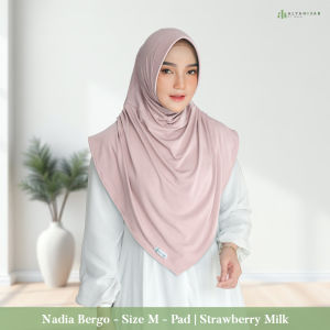 ALYAHIJAB by NAJA - Nadia Bergo Sz M Pad Semi Antem Dewasa Jersey Polos