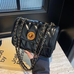 Túi đeo chéo kẹp nách xách tay da bóng trần chỉ khóa tròn thời trang Thanhthushop68 066