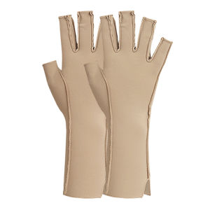 VTTO 1Pair Compression Arthritis Gloves Half Finger Breathable Wrist Guard Women Men Pain Relief Hand Rest