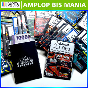 (isi 20) Amplop lebaran Bus Telolet BASURI Murah Amplop Thr Bus Beda beda Amplop thr lebaran unik Amplop lebaran premium