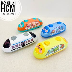 [CHẠY CÓT 2 CHIỀU] Đồ chơi xe tàu điện ngầm kéo cót chạy quán tính tiến lùi 2 đầu vui nhộn cho bé thích xe ô tô