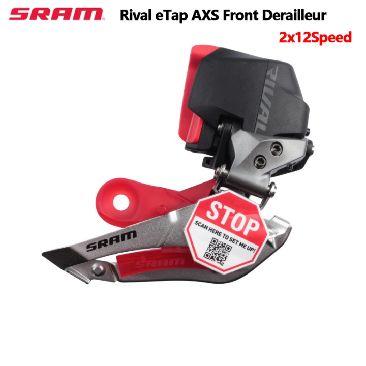 Dérailleur Avant SRAM Force AXS Braze-On - Pour Transmissions 12 Vitesses, Compatible Plateaux 46/33t, 48/35t, 50/37t - 6
