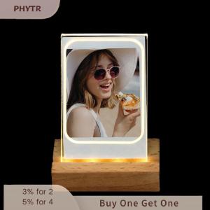 【จัดส่งภายใน 2-3 วัน】 กรอบรูปแอลอีดีทำจากอะคริลิคขนาด3นิ้วกรอบรูปแนวตั้งแบบทันใจสำหรับตกเเต่งเดสก์ท็อป Fujifilm