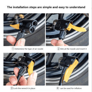 Eixiu ที่ปั๊มเท้ารถจักรยานยนต์รถจักรยานรถยนต์แหวนว่ายน้ำบอลเหยียบใช้ในครัวเรือนปั๊มอเนกประสงค์ขนาดกะทัดรัด