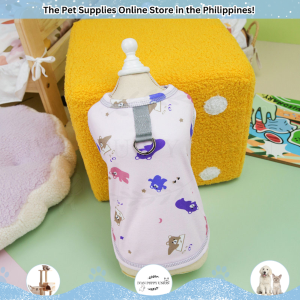 Pet Stary Bear Sando With Leash Ring Pet Dogs Pet Supplies Breathable Sando Puppy Clothing Clothes Sando