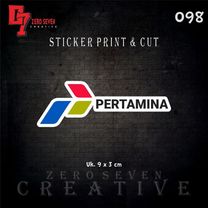 Sticker Pertamina STIKER PERTAMINA / STIKER SATUAN / STIKER MOTOR / STIKER AESTHETIC ...