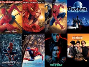 Flash Drive 64Gb Spider-Man Trilogy_The Amazing Spider Man 1&2_Casper_Wild Wild West 1080p & 4K