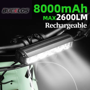 BUCKLOS Bike Light Hoisting Headlight Type-C Rechargeable Bicycle Light IPX6 Waterproof Front Light