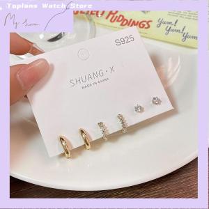 [Toplans]💖[HOT SALE]🎈🎈 New Fashion Metal Circle Drop Small Earrings For Women Trend Pendant Earrings Set Jewelry Gifts