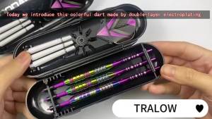 TRALOW Soft Tip Darts Set-with Electronic Dartboard and Protector-Ideal for PartiesCompetitionsFamily GamesSafe Soft Tips2026