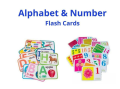 BABA Alphabet ABC Letter and Numbers Flash Cards Set for Baby Toddler Preschool Kids Early Educational Learning Materials. 