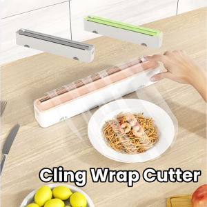 Cling Wrap Cutter Food Cling Film Paper Cutter Kitchen Adjustable Tinfoil Cutter Tools